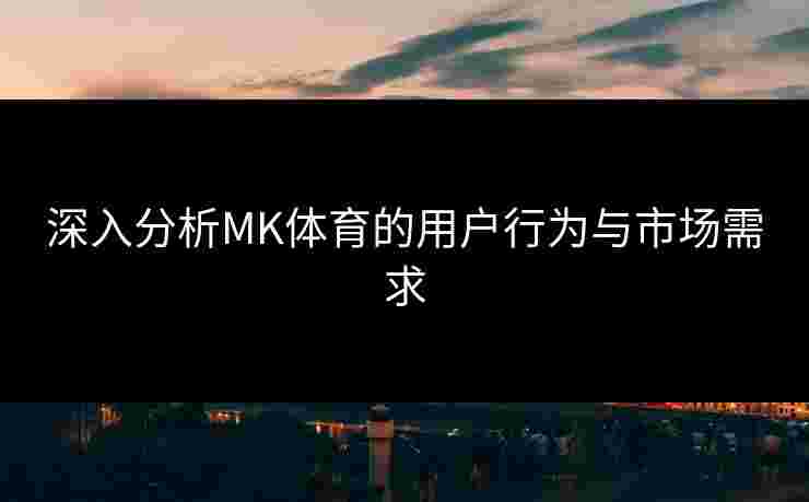 深入分析MK体育的用户行为与市场需求